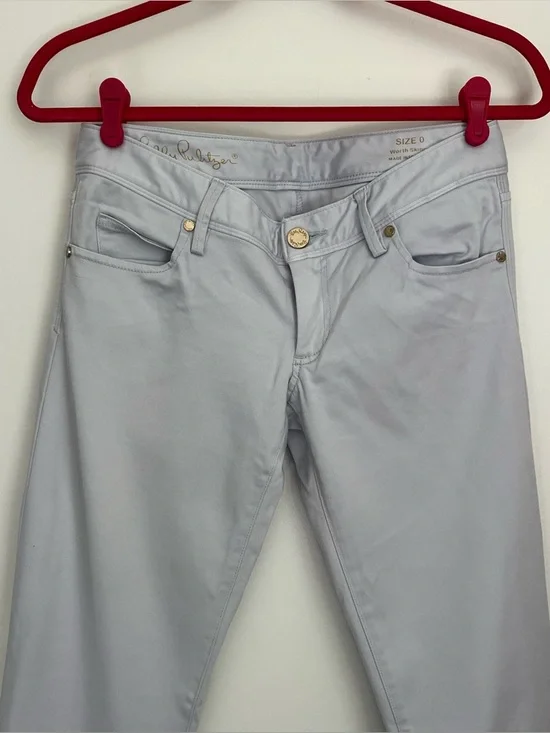 LILLY PULITZER Worth Skinny Pant in Light Lavender in Size 0 - Picture 8 of 10